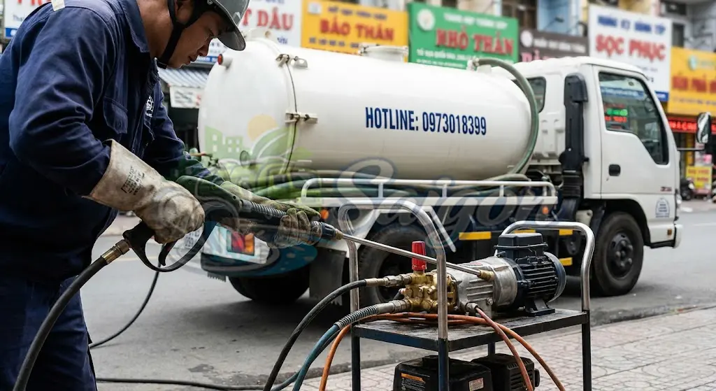 Cách thông bồn cầu bị tắc bằng nước nóng